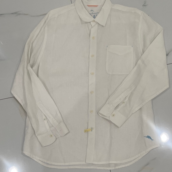Tommy Bahama Cream Button Down Shirt